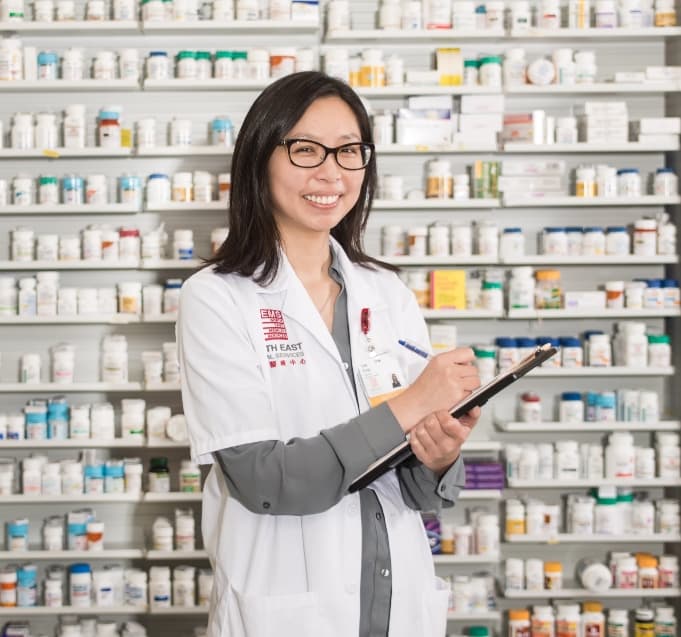 Pharmacist with clipboard